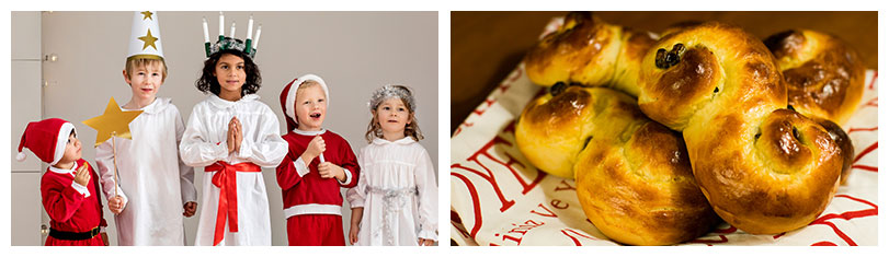 Tag der heiligen Lucia in Schweden: Lussekatter am Luciafest