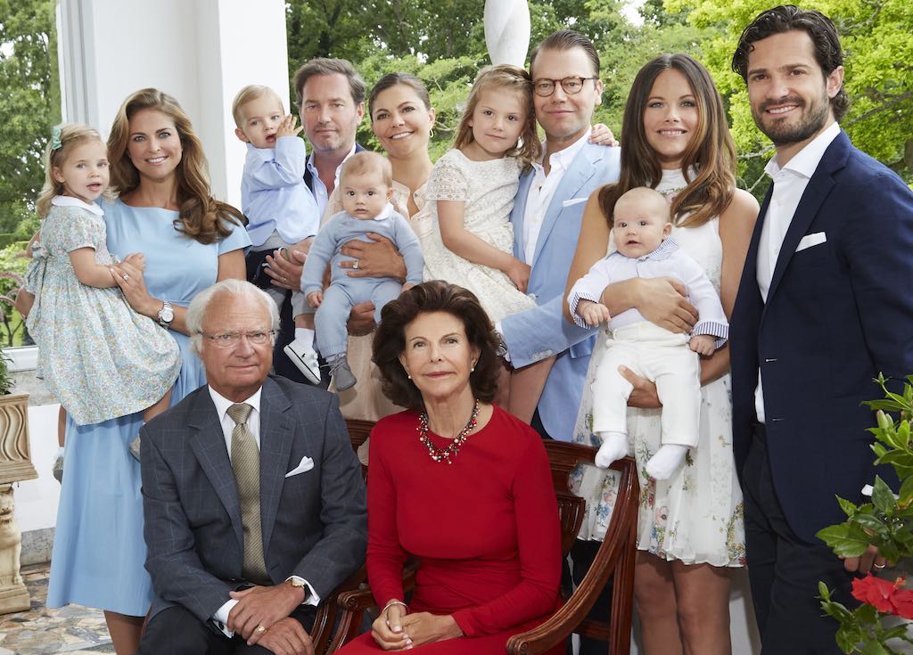 Die Schwedische Königsfamilie auf Schloss Solliden im Sommer 2016