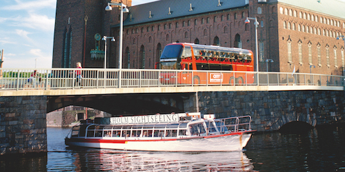 Sightseeing mit Bus und Boot in Stockholm