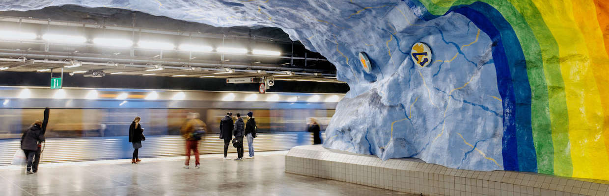 U-Bahn und öffentlicher Nahverkehr in Stockholm